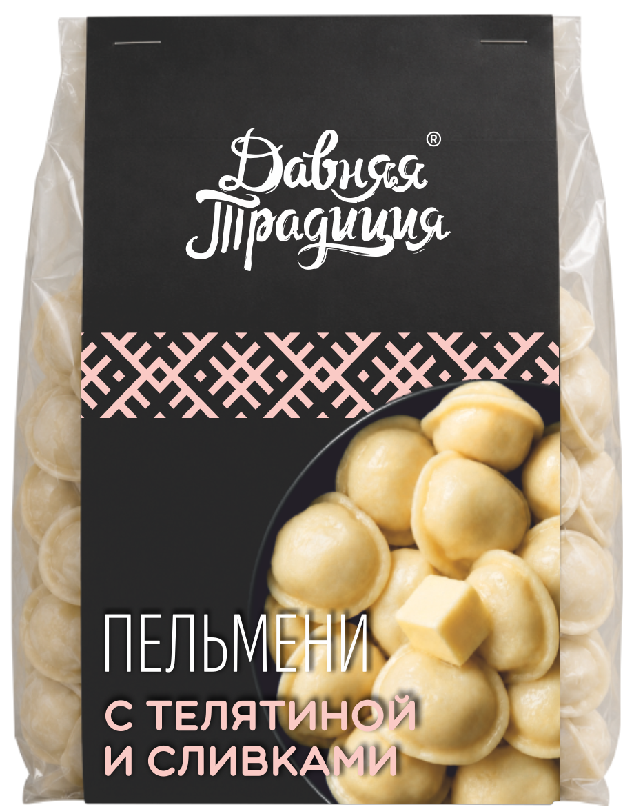 Пельмени с телятиной и сливками